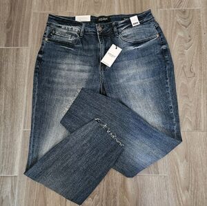 JUDY BLUE HIGH WAIST JEANS SZ 16W NWT DARK BLUE